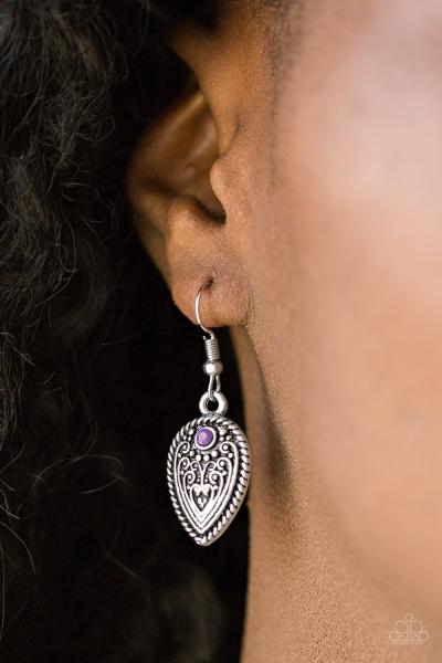 Distance PASTURE - Purple Earring