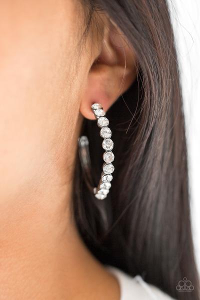 My Kind Of Shine - Black Hoop Earring