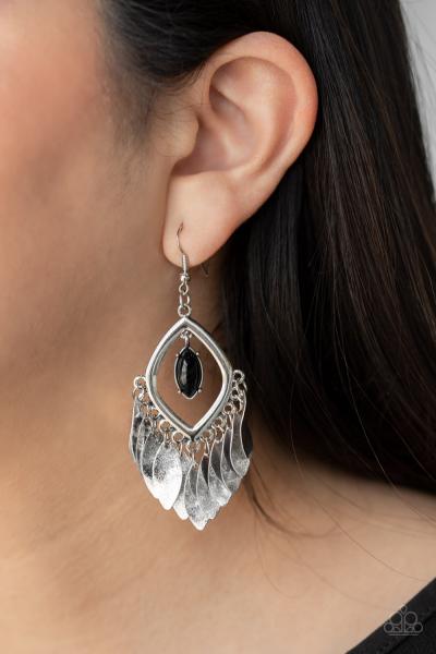 Sunset Soul - Black Earring