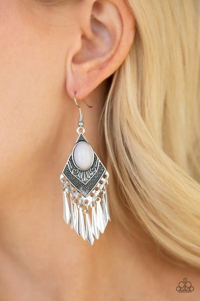 Mostly Monte-ZUMBA - Silver Earring