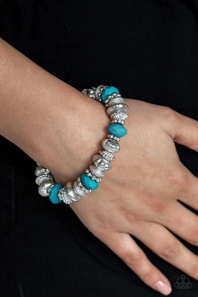 Live Life To The COLOR-fullest - Blue Bracelet