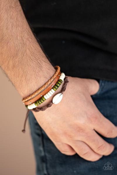 Beach Bounty - Green Urban Bracelet 