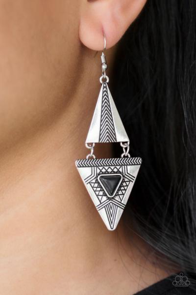 El Paso Edge - Black Earring