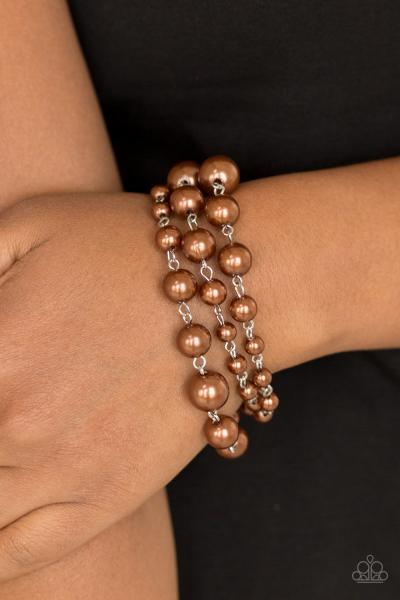 Until The End Of TIMELESS - Brown Bracelet 