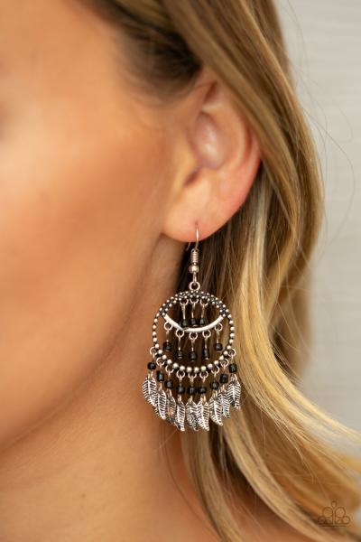 Herbal Remedy - Black Earring