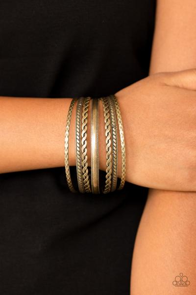Rattle and Roll - Brass Bracelet 