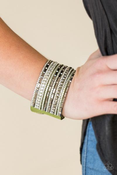Wham Bam Glam - Green Urban Bracelet