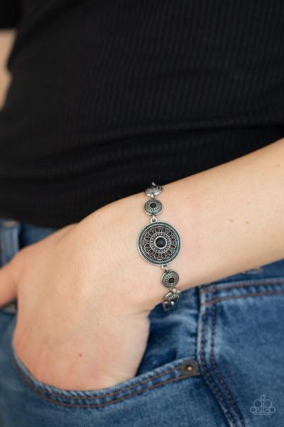 Rustic Renegade - Black Bracelet 