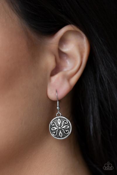 Tropical Trance - Silver Earring 
