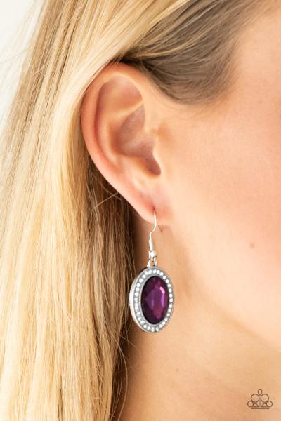 Only FAME In Town - Purple Earring