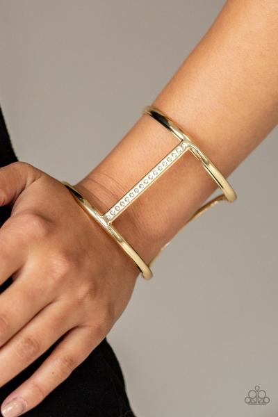 Diamond Deity - Gold Cuff Bracelet 
