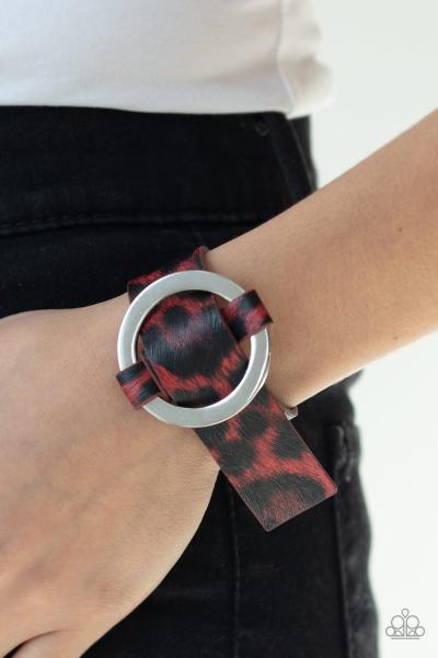 Jungle Cat Couture - Red Urban Bracelet 