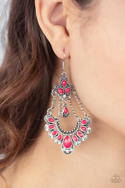 Unique Chic - Pink Earring