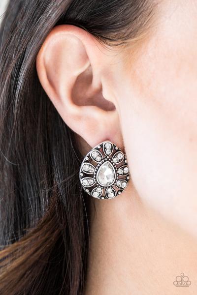 Treasure Retreat - White Post Earring