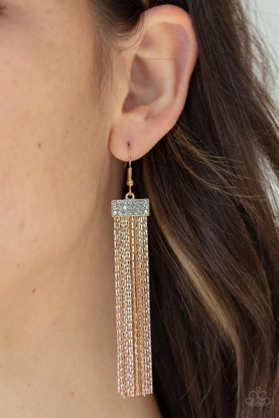 Twinkling Tapestry - Gold Earring 
