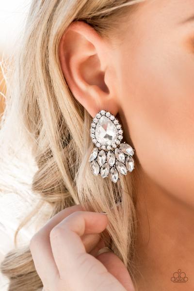 A Breath of Fresh HEIR - White Post Earring