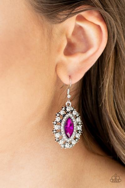 Long May She Reign - Pink Earring