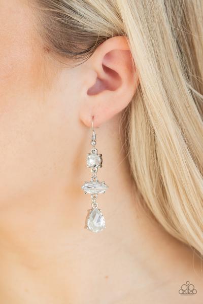 Starlet Twinkle - White Earring