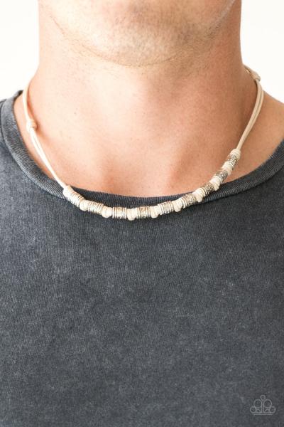 PIRATE First Class - White Urban Necklace 