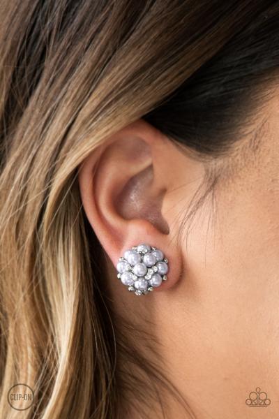 Par Pearl - Silver Clip-On Earring