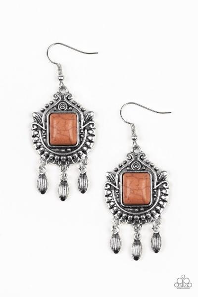Open Pastures - Brown Earring