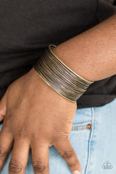 Wire Warrior - Brass Cuff Bracelet 