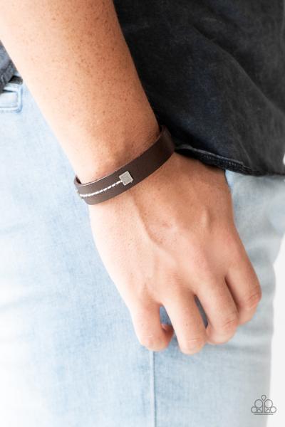 Totally Trailblazing - Brown Urban Bracelet 