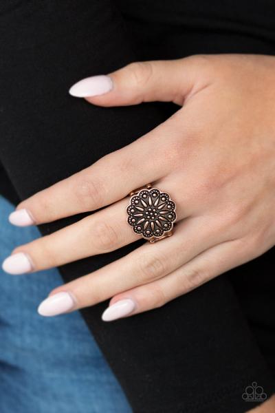 Desert Sunflower - Copper Ring