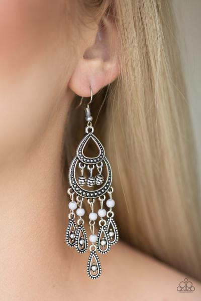 Eastern Excursion - Silver Earring