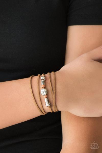 Find Your Way - Brown Urban Bracelet