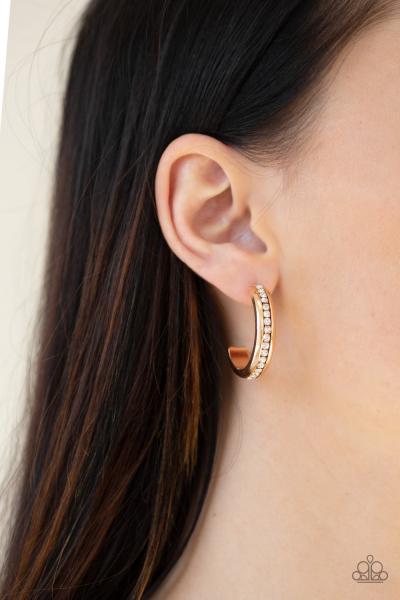 5th Avenue Fashionista - Gold Post Earring