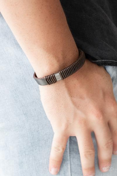 What Happens On The Road... - Brown Urban Bracelet 