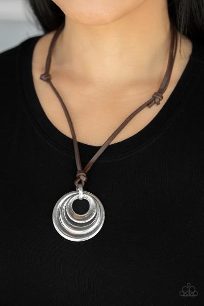Desert Spiral - Silver Urban Necklace 