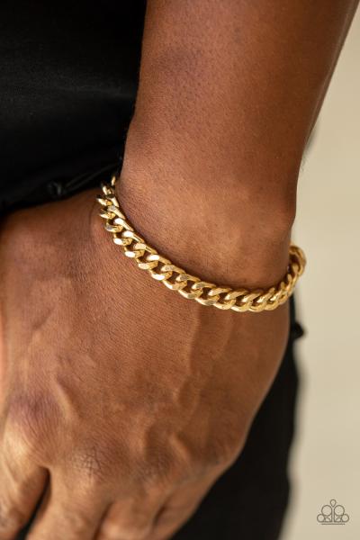 Rulebreaker - Gold Urban Bracelet 