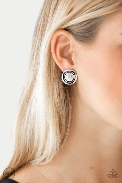 Out Of This Galaxy - Silver Clip-On Earring