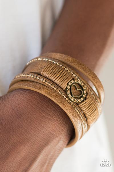 It Takes Heart - Brass Urban Bracelet 