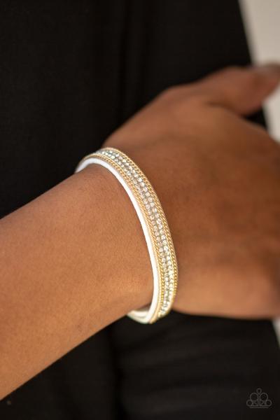 Babe Bling - White Urban Bracelet 