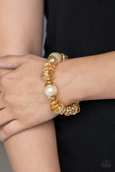 Uptown Tease - Gold Bracelet 