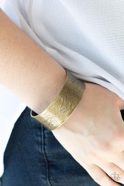 Garden Variety - Brass Cuff Bracelet 