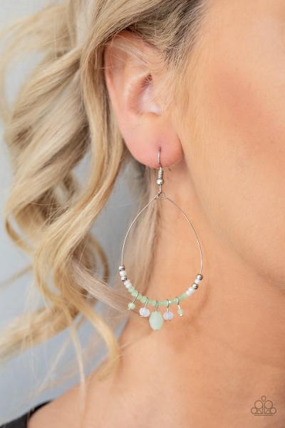Exquisitely Ethereal - Green Earring