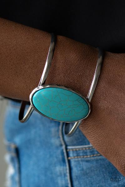 Desert Empress - Blue Cuff Bracelet