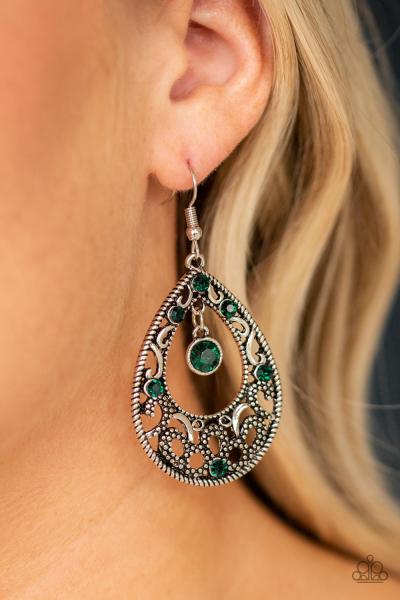 Gotta Get That Glow - Green Earring