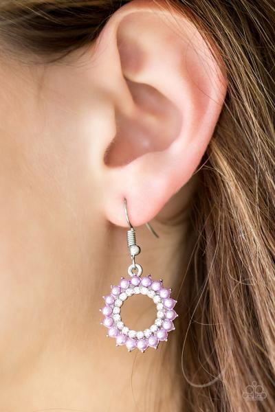 A Proper Lady - Purple Earring