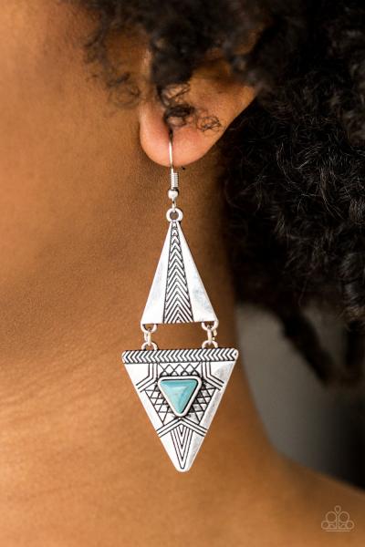 El Paso Edge - Blue Earring