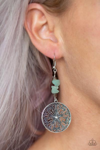 Adobe Dweller - Green Earring