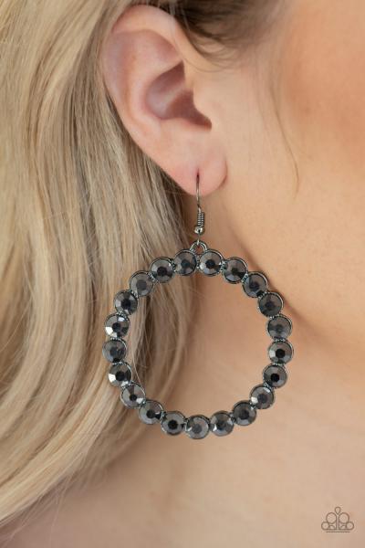 Welcome to the GLAM-boree - Black Earring