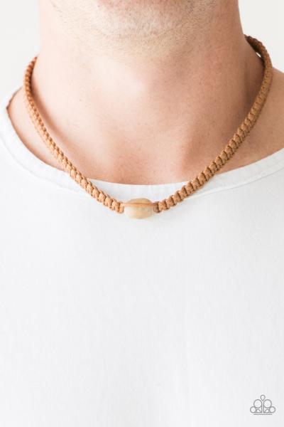 Urban Exploration - Brown Urban Necklace 