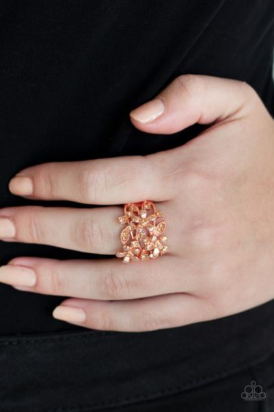 Gardenia Gleam - Copper Ring