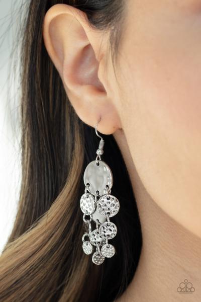 Do Chime In - Silver Earring 