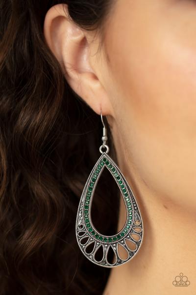 Royal Finesse - Green Earring